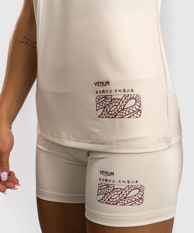 T-shirt Venum Dames Dry Tech Serpenti – Avorio