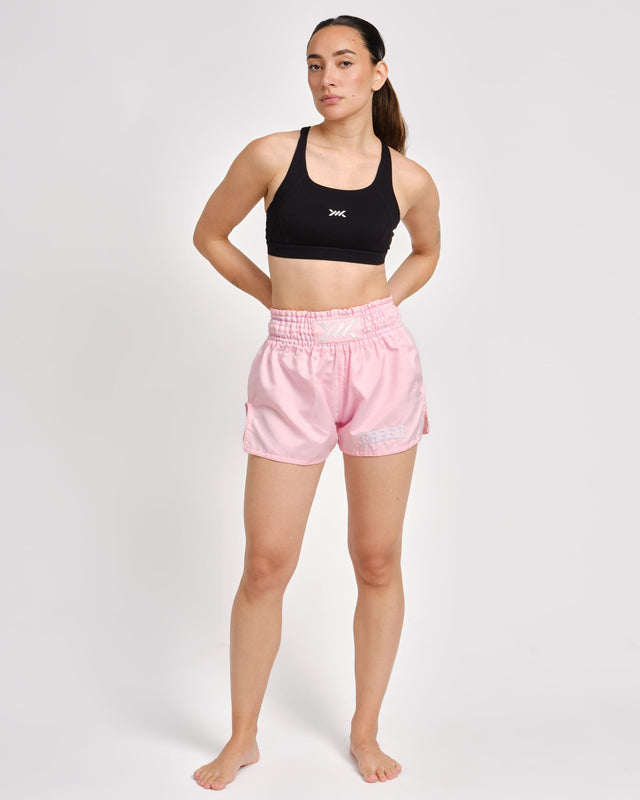 Caged Muay Thai Shorts Classic - Baby Roze vrouw