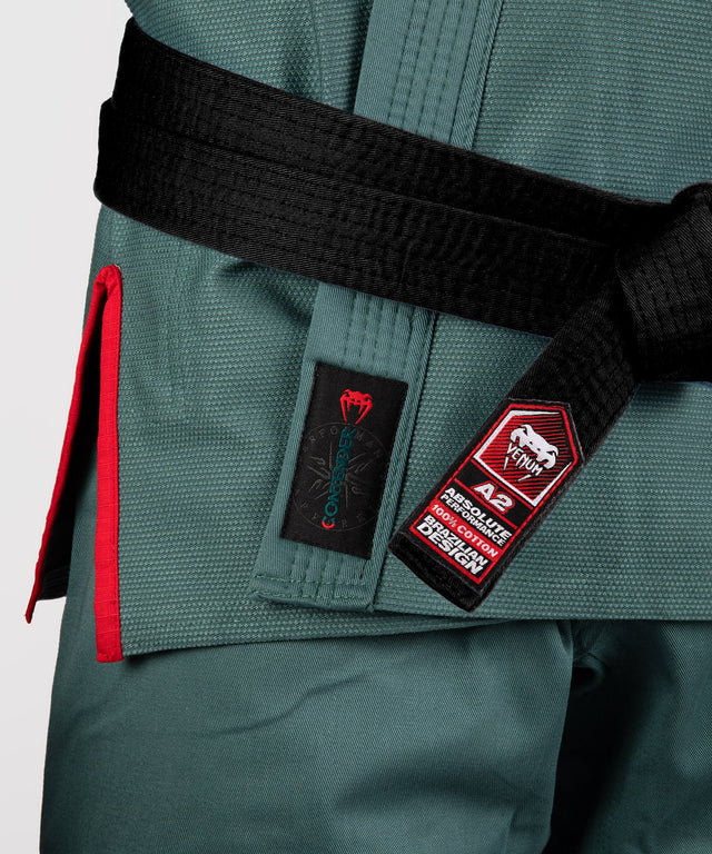 Kimono BJJ Venum Contender 3.0 – 380 – Verde oceano