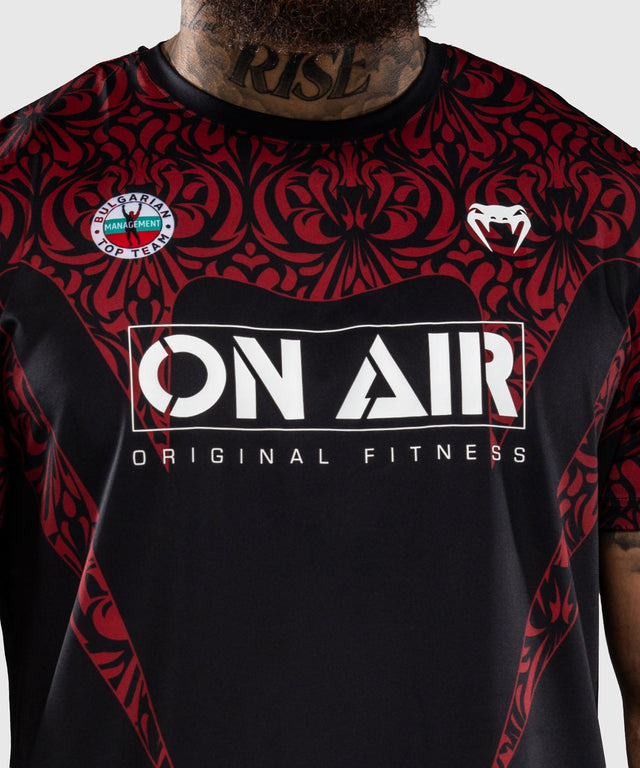 T-shirt Venum Bulgarian Top Team – Noir/Rouge