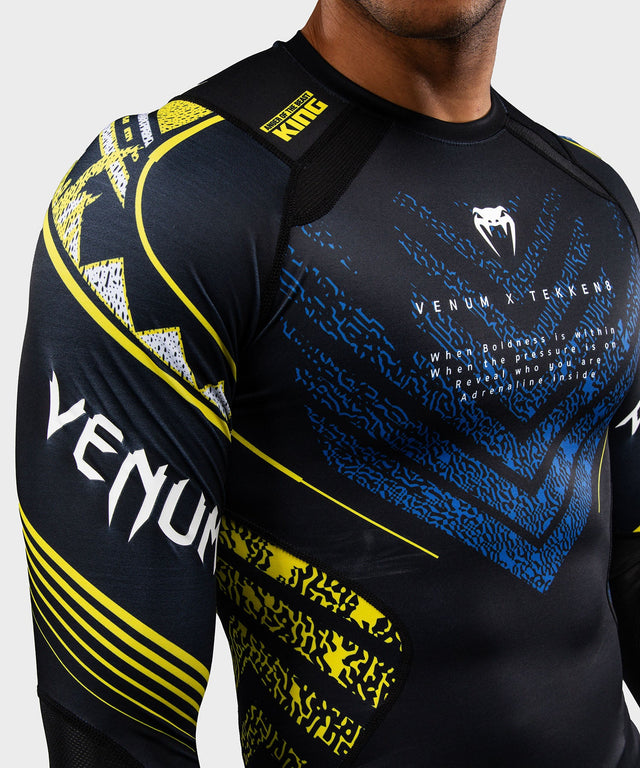 Venum Rashguard TEKKEN 8 King – Noir/Jaune – photo 5