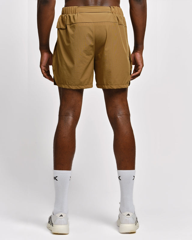 Caged 2-in-1 Running Shorts Stride - Olive Green