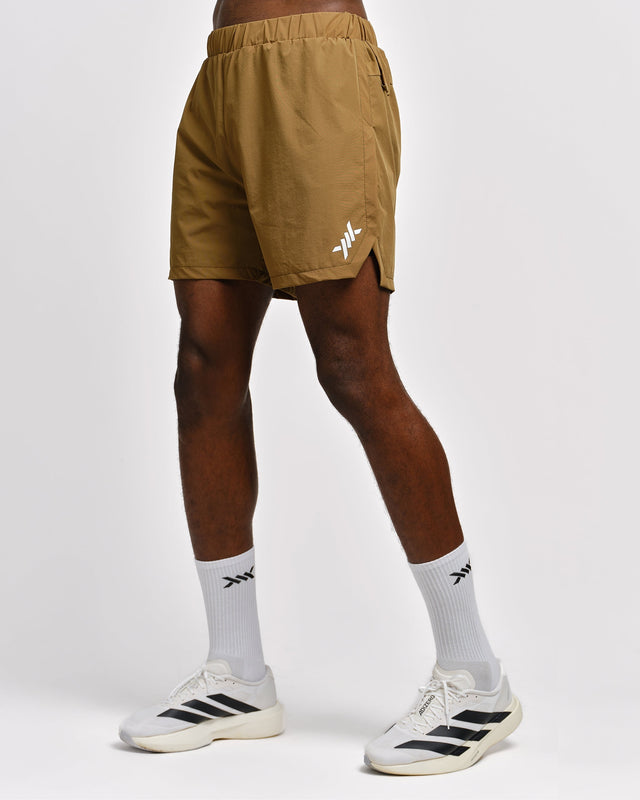 Caged 2-in-1 Running Shorts Stride - Olive Green