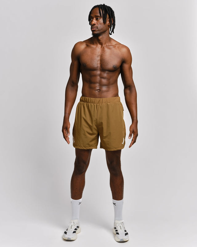 Caged 2-in-1 Running Shorts Stride - Olive Green