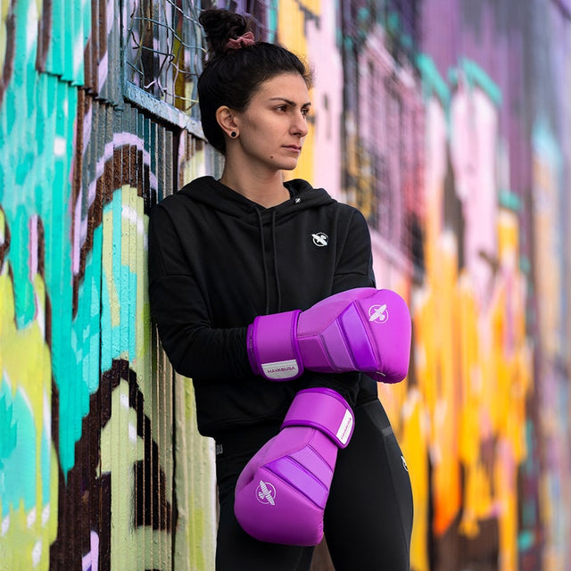 Guantoni da boxe Hayabusa T3 Neon – Viola