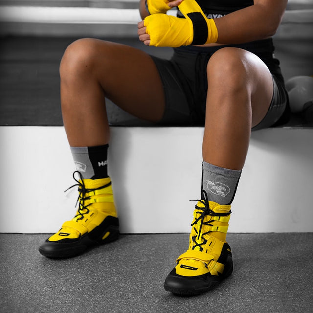 Scarpe da boxe Hayabusa Strike – Giallo/Nero