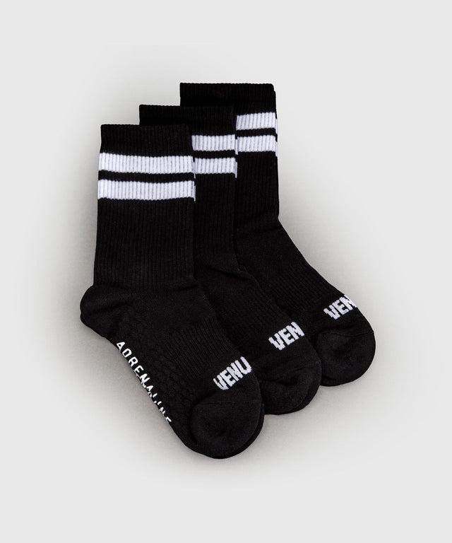 Venum Adrenaline Sportsokken 3-Pack - Zwart/Wit