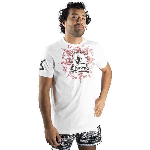 8 WEAPONS T-Shirt Eight Ways Yant – White