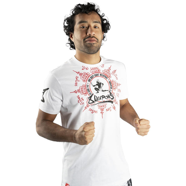 8 WEAPONS T-Shirt Eight Ways Yant – White
