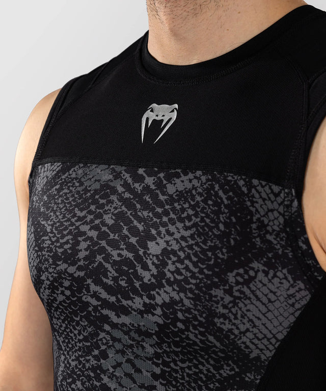 Venum Rashguard Mouwloos G-Fit Scales – Schwarz/Grau
