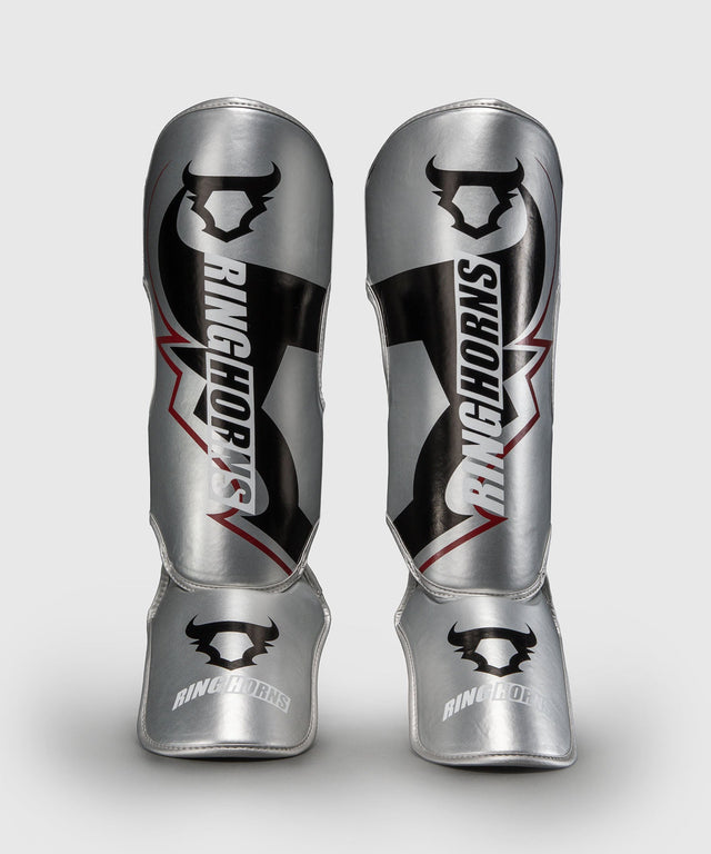 Ringhorns Charger Shin guards – Silver/Black