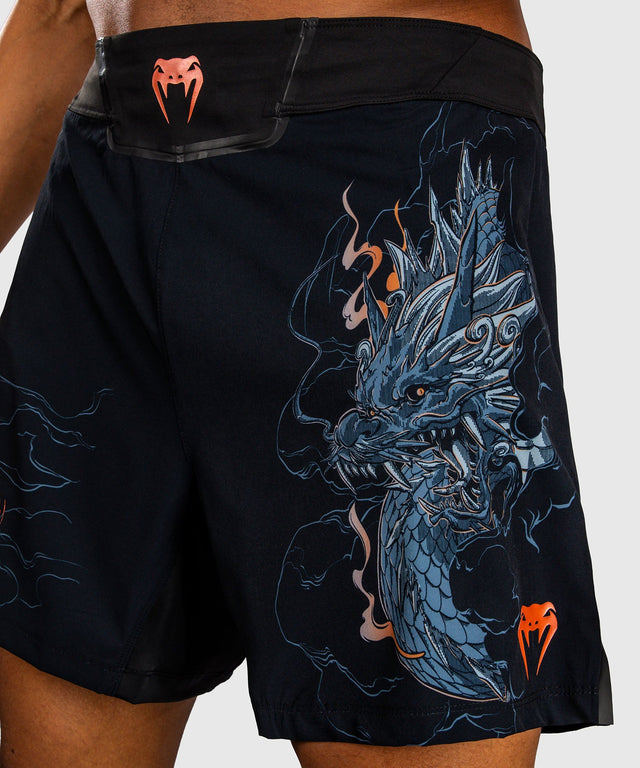 Venum MMA Shorts Thunder Dragon – Black/Grey/Copper