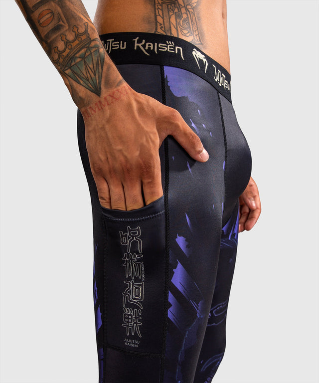 Calções de compressão Venum x Jujutsu Kaisen Gojo – Roxo