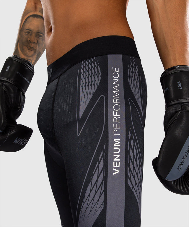 Venum Compression Shorts Amazonia Reborn – Black/Grey (VENUM-06451-109)