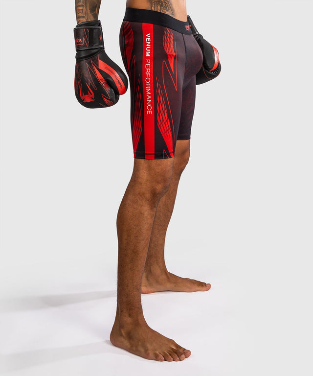 Venum Compressie Shorts Amazonia Reborn - Zwart/Rood