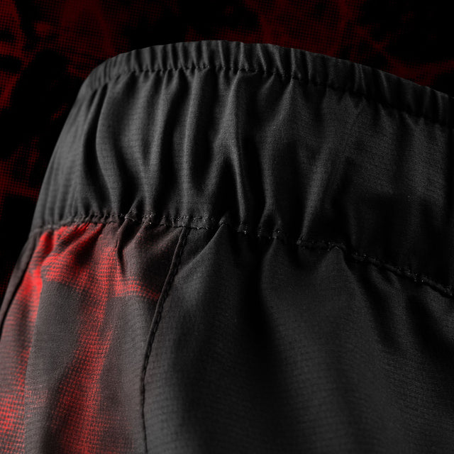 Pantaloncini BJJ Hayabusa x UFC da donna – Nero/Rosso