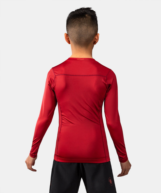 Rashguard Venum Attack Manga Larga Niños - Negro/Rojo