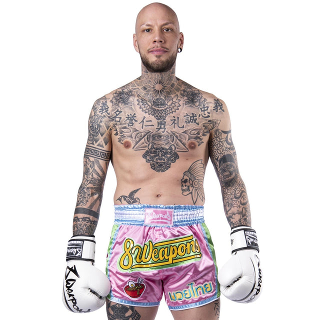 8 WEAPONS Muay-Thai-Shorts Yummy – Rosa