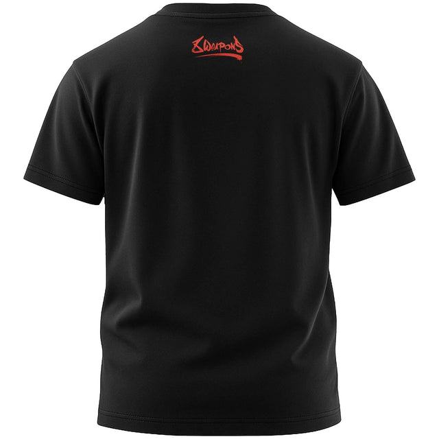8 WEAPONS T-Shirt Joe – Schwarz/Rot