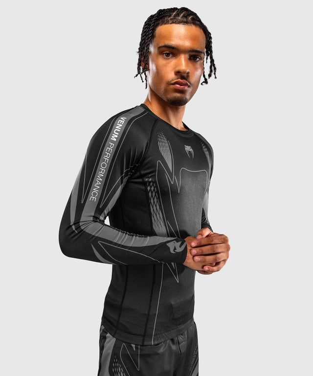 Venum Rashguard Amazonia Reborn Lange Mouwen - Zwart/Grijs