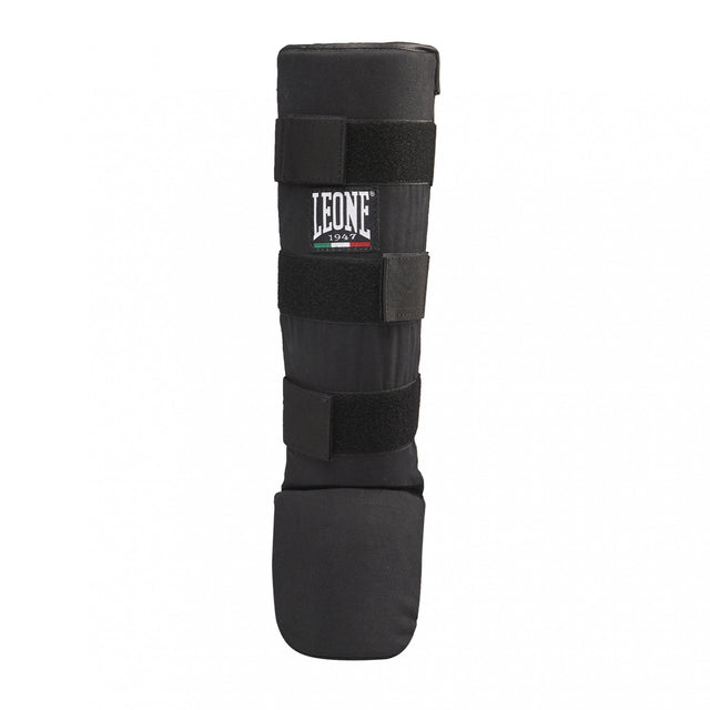 Leone Kickboxing Shin Guards Basic - Black
