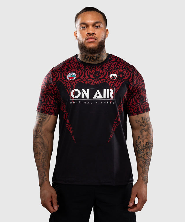 T-shirt Venum Bulgarian Top Team – Noir/Rouge