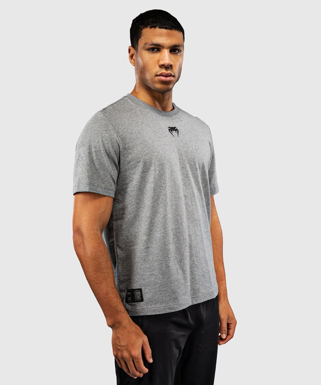Camiseta Venum Fight Icon – Gris Jaspeado Claro