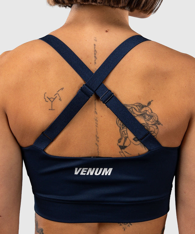 Reggiseno sportivo Venum Sculpt Shape da donna – Blu navy