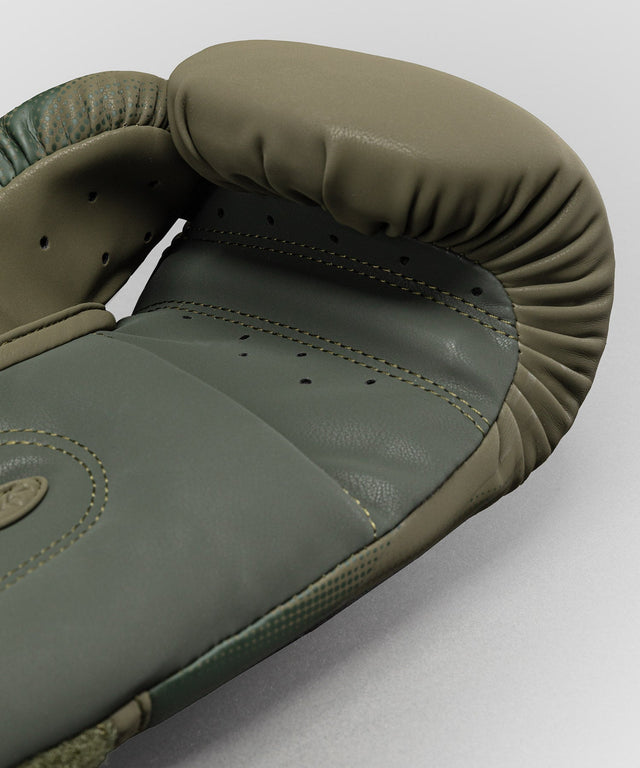 Guantes de boxeo Venum Stealth – Caqui/Verde oscuro