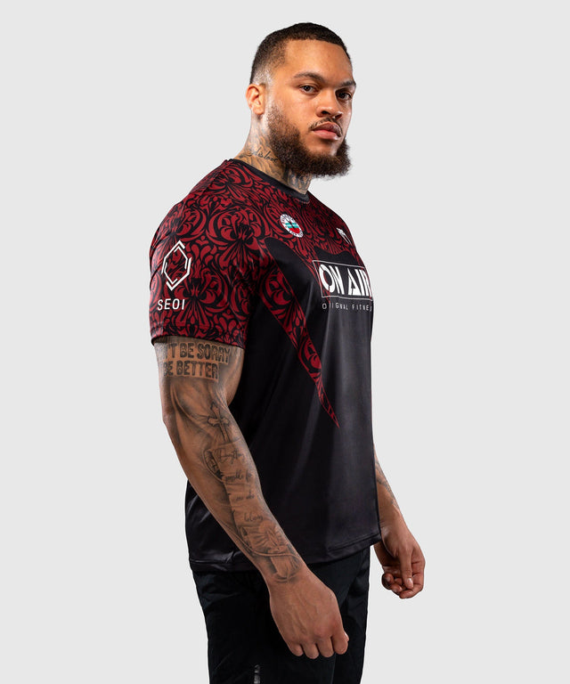 T-shirt Venum Bulgarian Top Team – Noir/Rouge