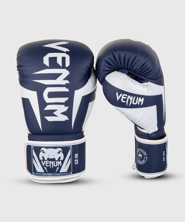 Venum Elite Boxhandschuhe – Navy Blau/Weiß