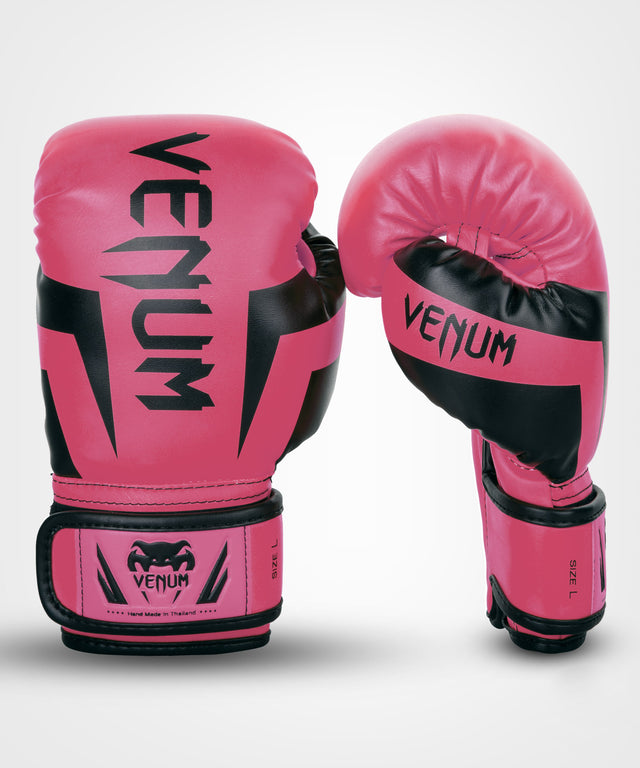 Mănuși de box Venum Elite Copii – Roz Neon