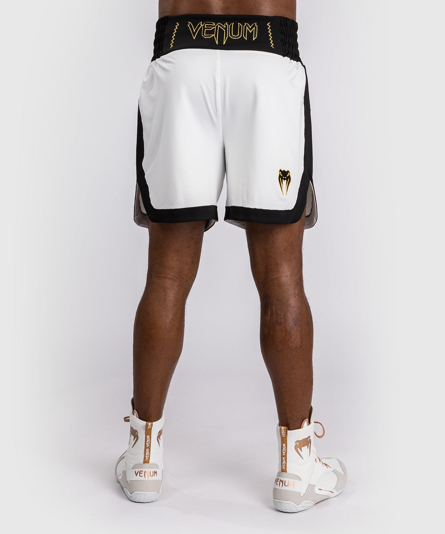 Shorts de boxe Venum Classic - Blanc/Noir
