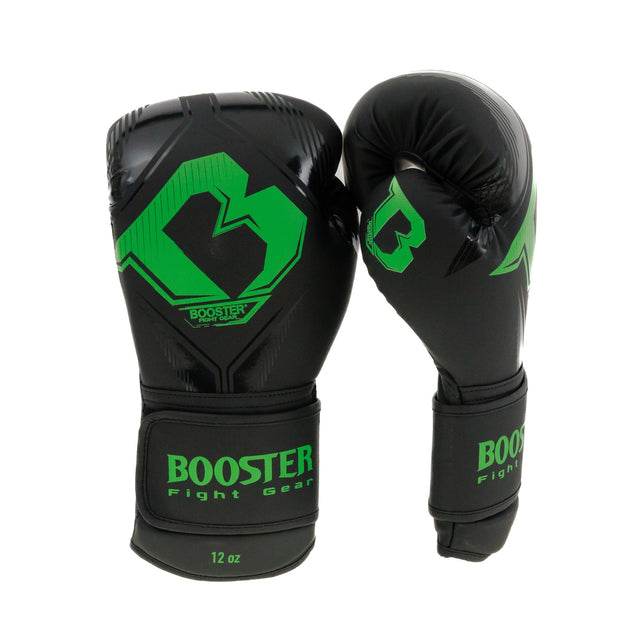 Guantes de boxeo Booster Bangkok – Negro/Verde