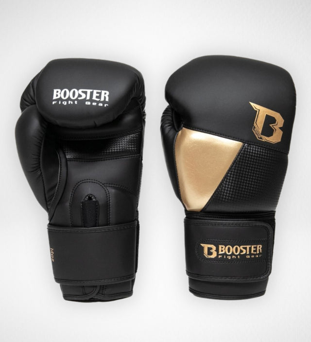 Booster Boxhandschuhe BG 'XXX' – Schwarz/Gold