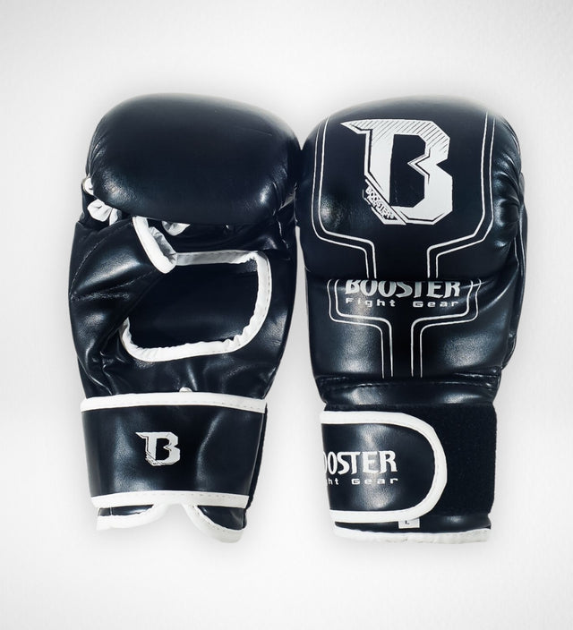 Guantes de sparring MMA Booster BFF8 – Negro/Blanco