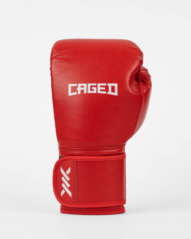 Gants de boxe Caged Core – Rouge/Blanc