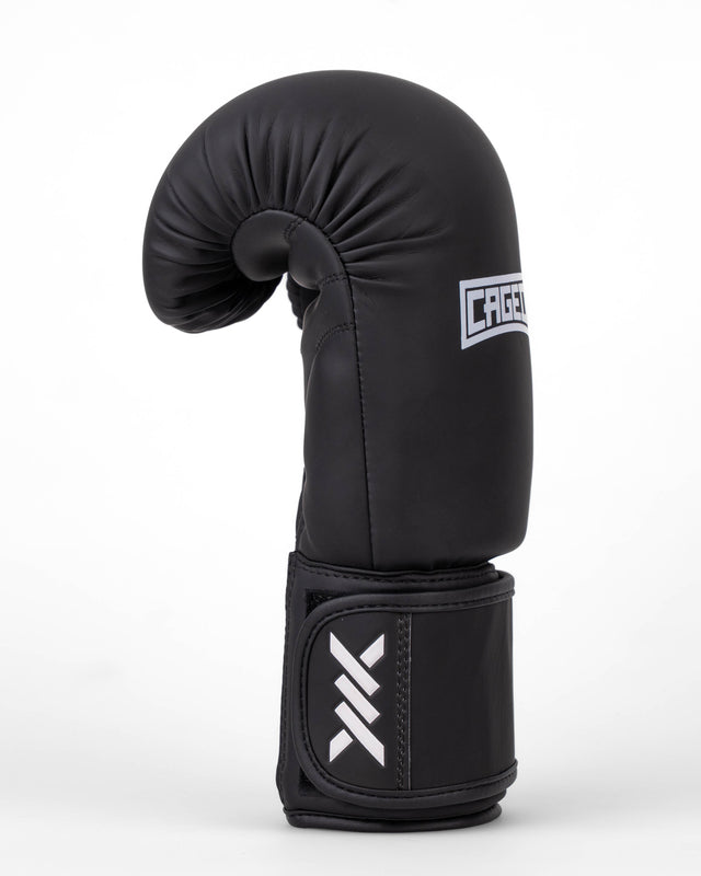 Caged Boxhandschuhe Shadow – Matt Schwarz/Weiß