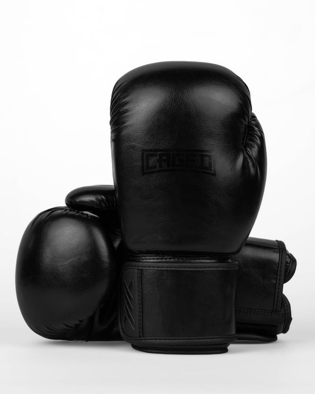 Gants de boxe Caged Shadow – Noir/Noir