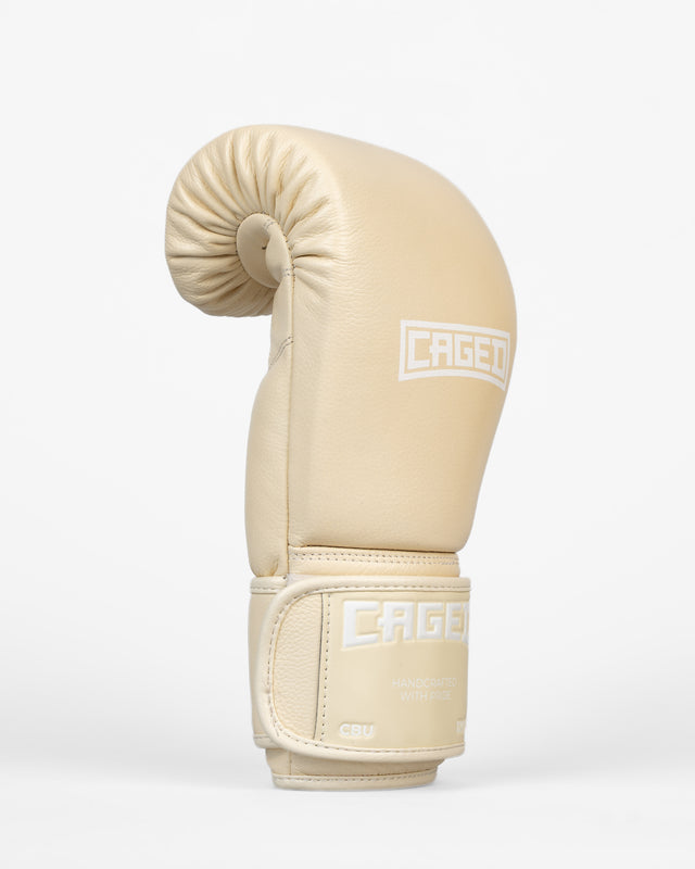 Gants de boxe Caged X Series – Crème Blanc