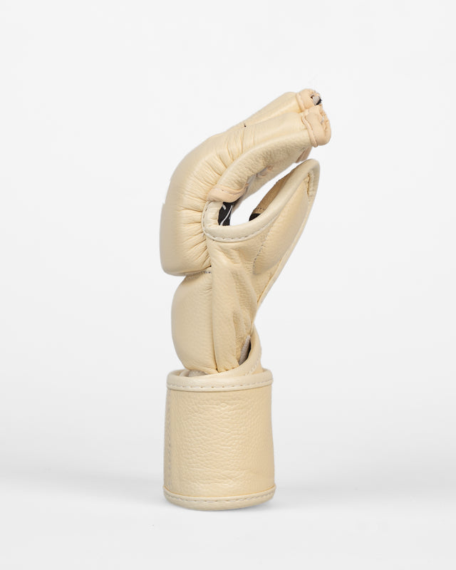 Caged MMA-Handschuhe 'X' Series – Creme Weiß