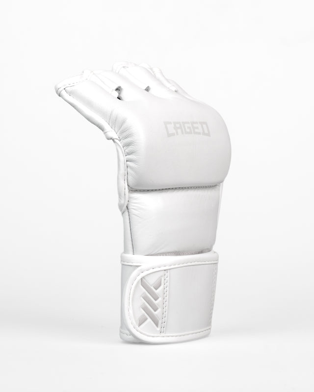 Gants de MMA Caged X Series – Blanc/Blanc
