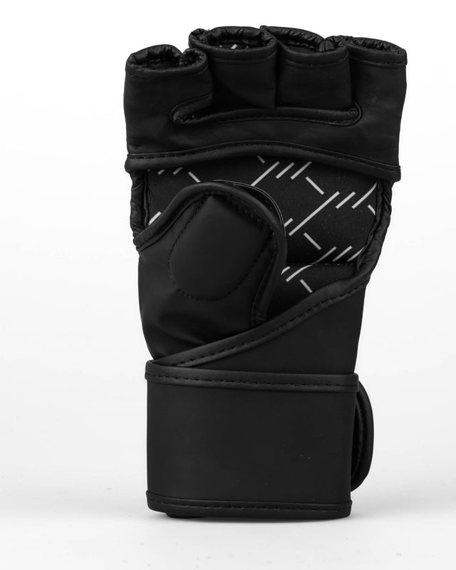 Caged MMA-Handschuhe Shadow – Matt Schwarz/Weiß