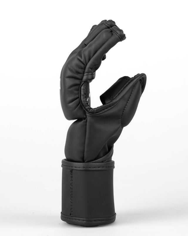 Caged MMA-Handschuhe Shadow – Matt Schwarz/Weiß