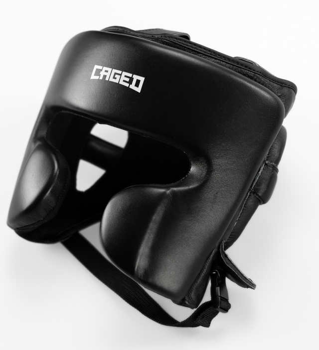 Casque de boxe Caged 'X' Series – Noir