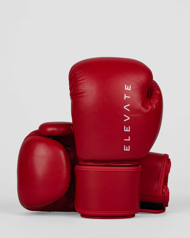 Guantes de boxeo Elevate Prime Niños – Rojo/Blanco