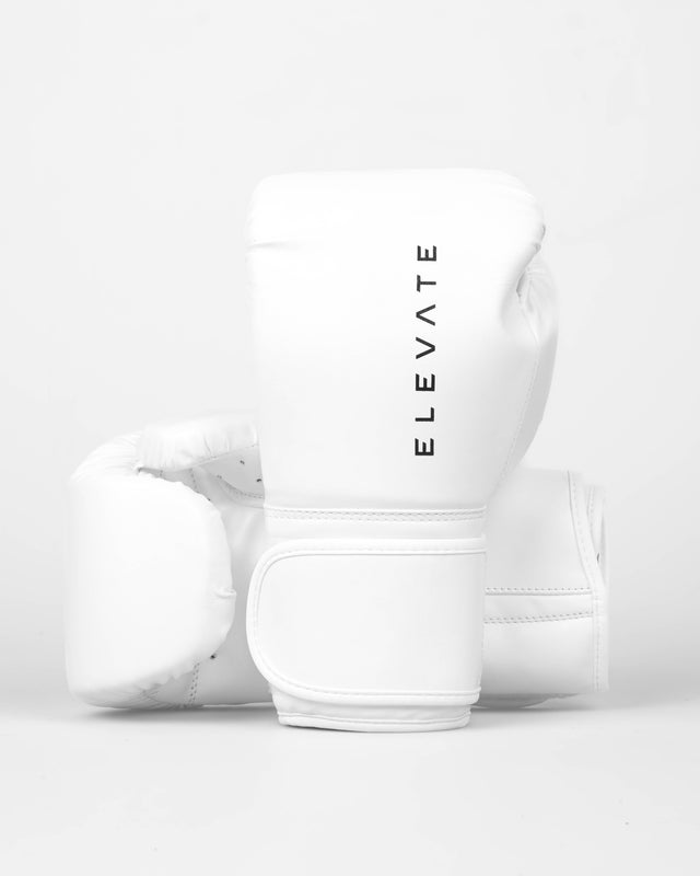 Guantes de boxeo Elevate Prime – Blanco/Negro