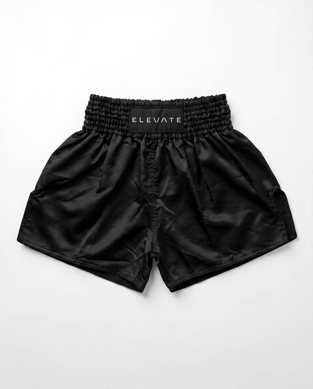 Pantaloncini Muay Thai Elevate Prime – Nero