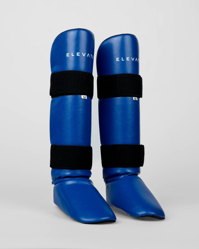 Protège-tibias Elevate Prime – Bleu