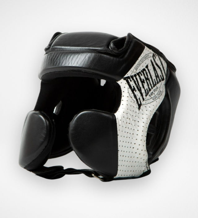 Casco da boxe Everlast 1910 – Nero/Bianco